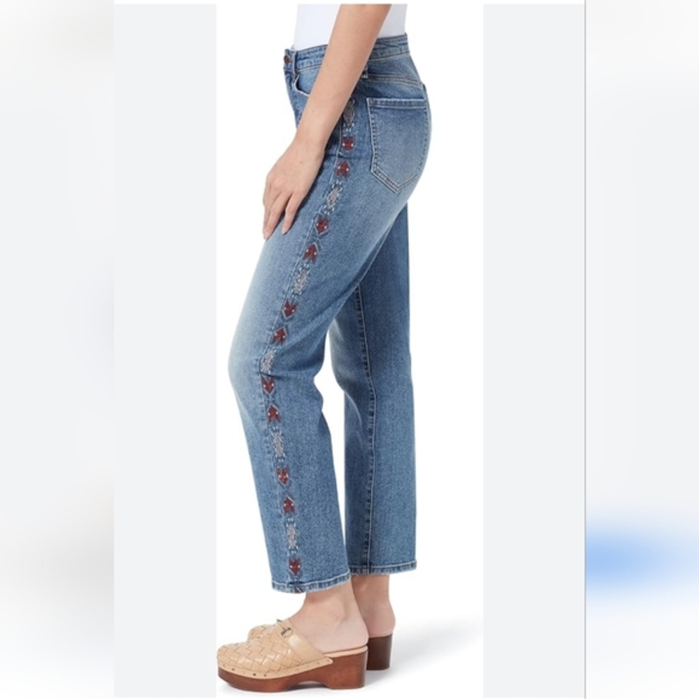 Sam‎ Edelman denim jeans, Northwest embroidery,straight,29
